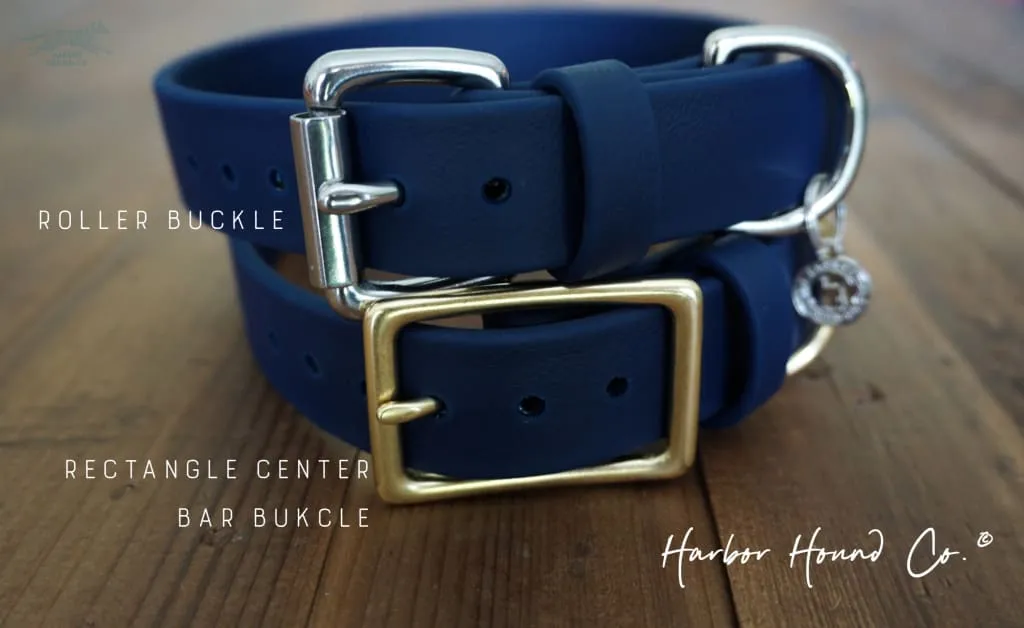 5/8" CHAKRA Gemstone Buckle Collar