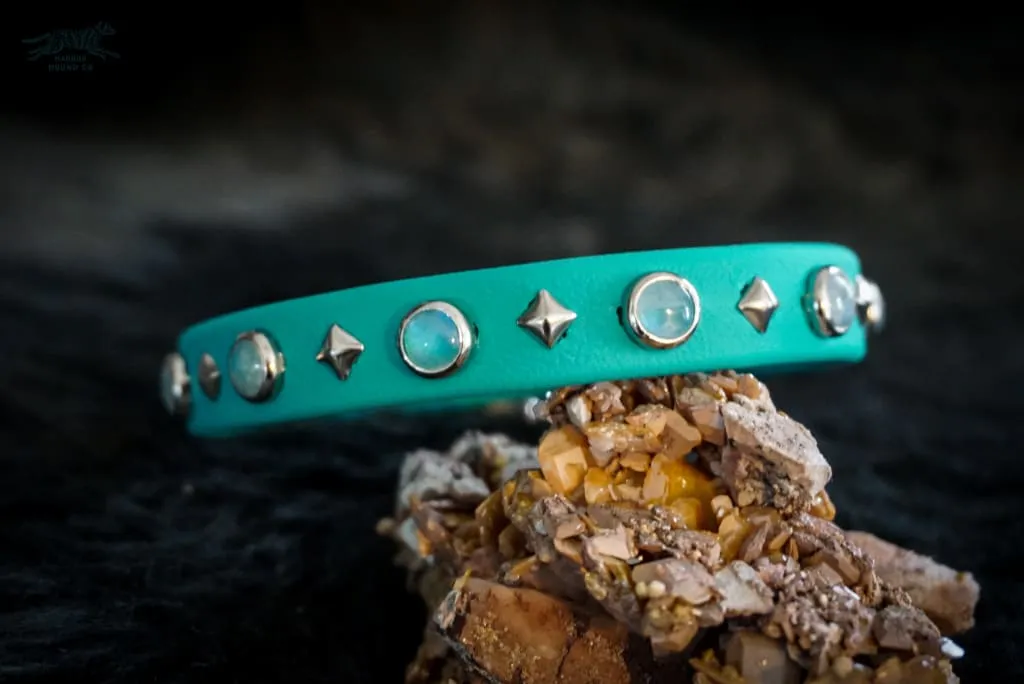 5/8" GAIA Gemstone Buckle Collar