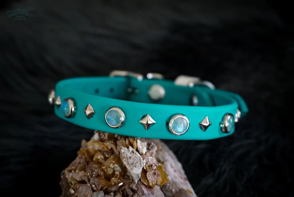 5/8" GAIA Gemstone Buckle Collar