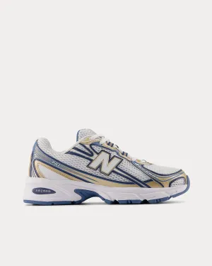 740 Heron Blue / Vintage Indigo / Gold Metallic Low Top Sneakers