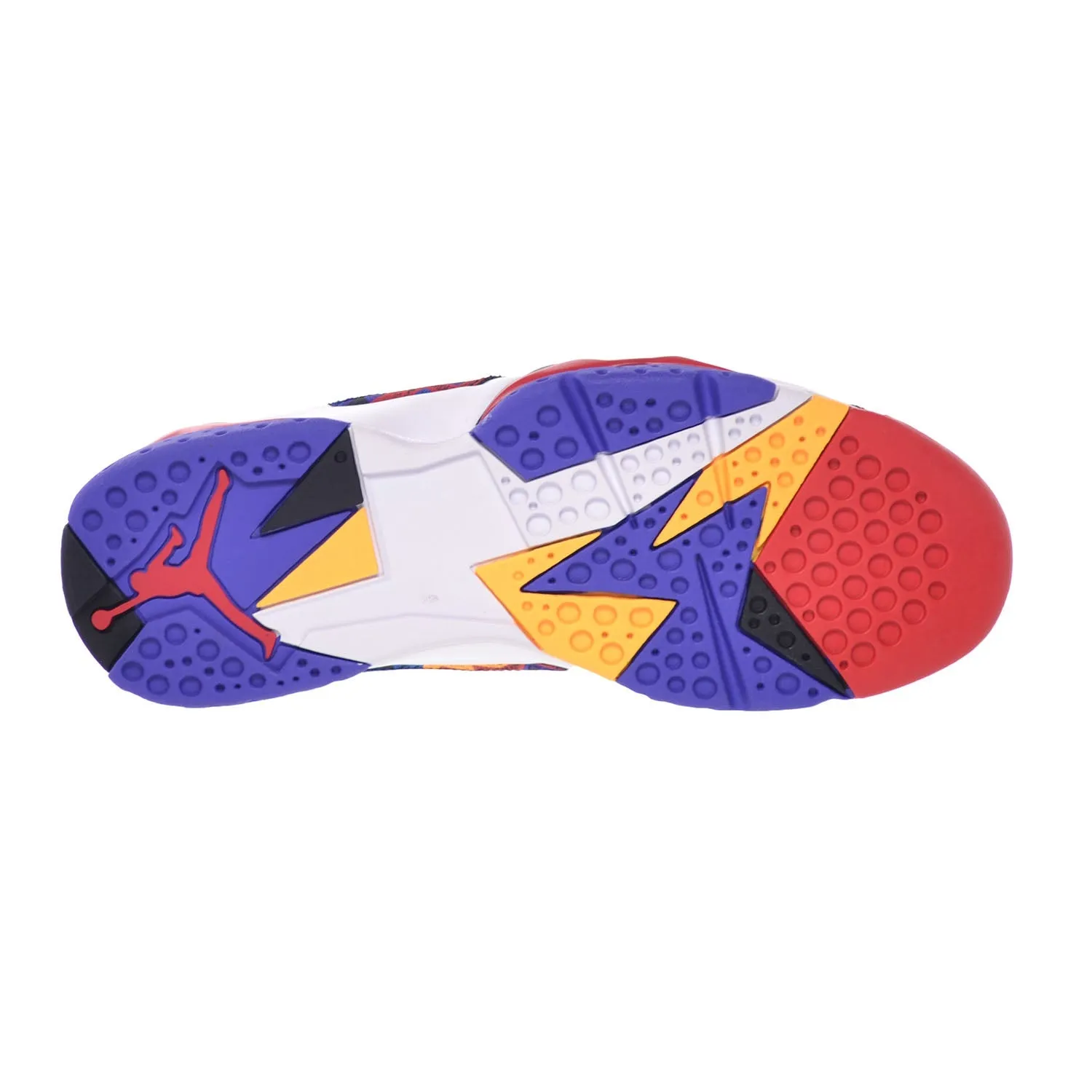 Air Jordan 7 Retro "Sweater" Mens' Shoes White-University Red-Black