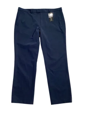 Alfani Mens Classic fit Dress Pants 36 / 30 Blue Solid Stretch