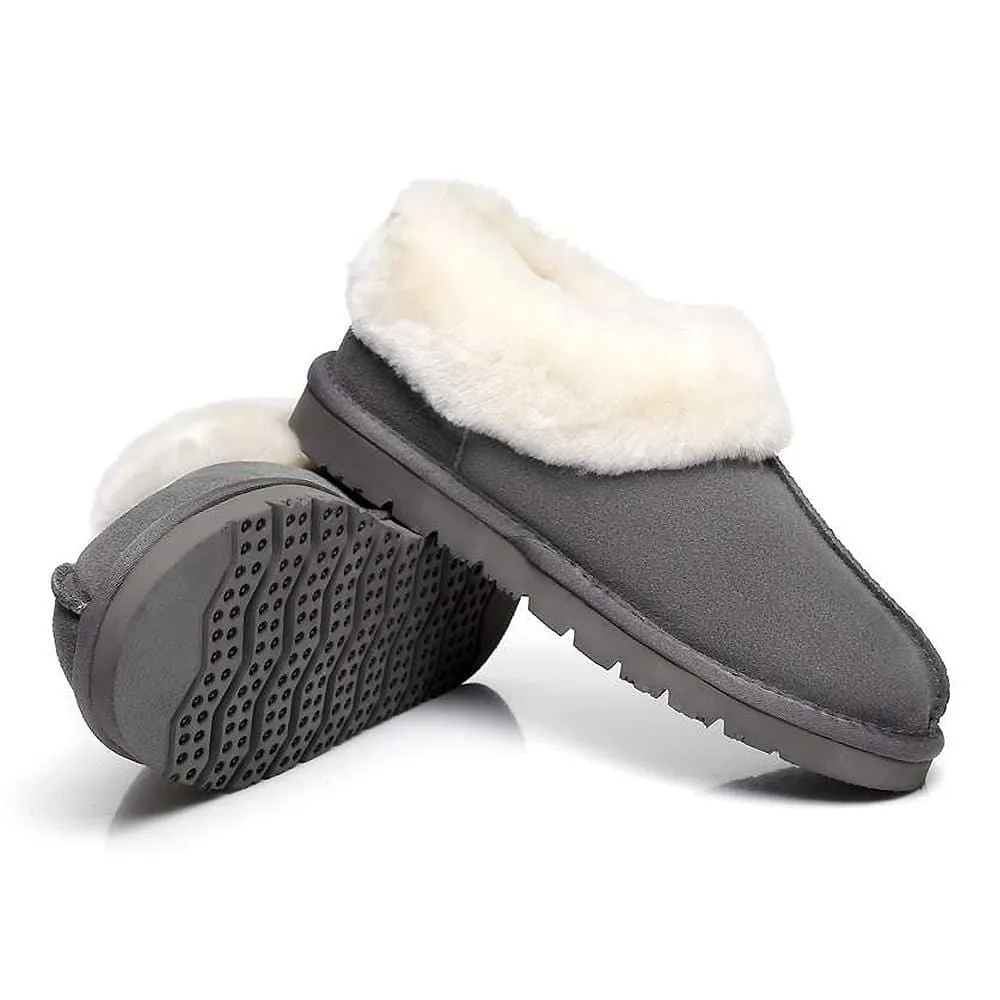 Australian Shepherd® UGG Slippers, Australia Premium Sheepskin,Unisex Homey Moccasins #15545