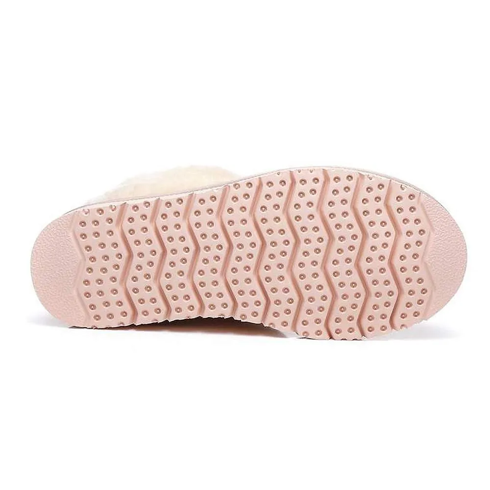Australian Shepherd® UGG Slippers, Australia Premium Sheepskin,Unisex Homey Moccasins #15545