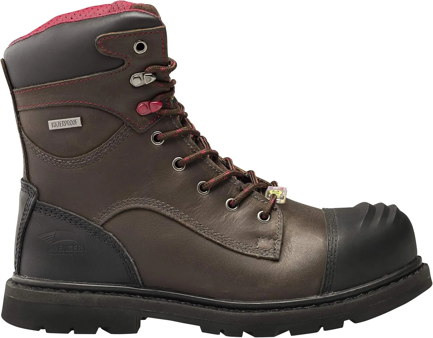 Avenger Work Boots Hammer 8" Men's Insulated Waterproof Leather Carbon Toe EH Industrial Work Boots