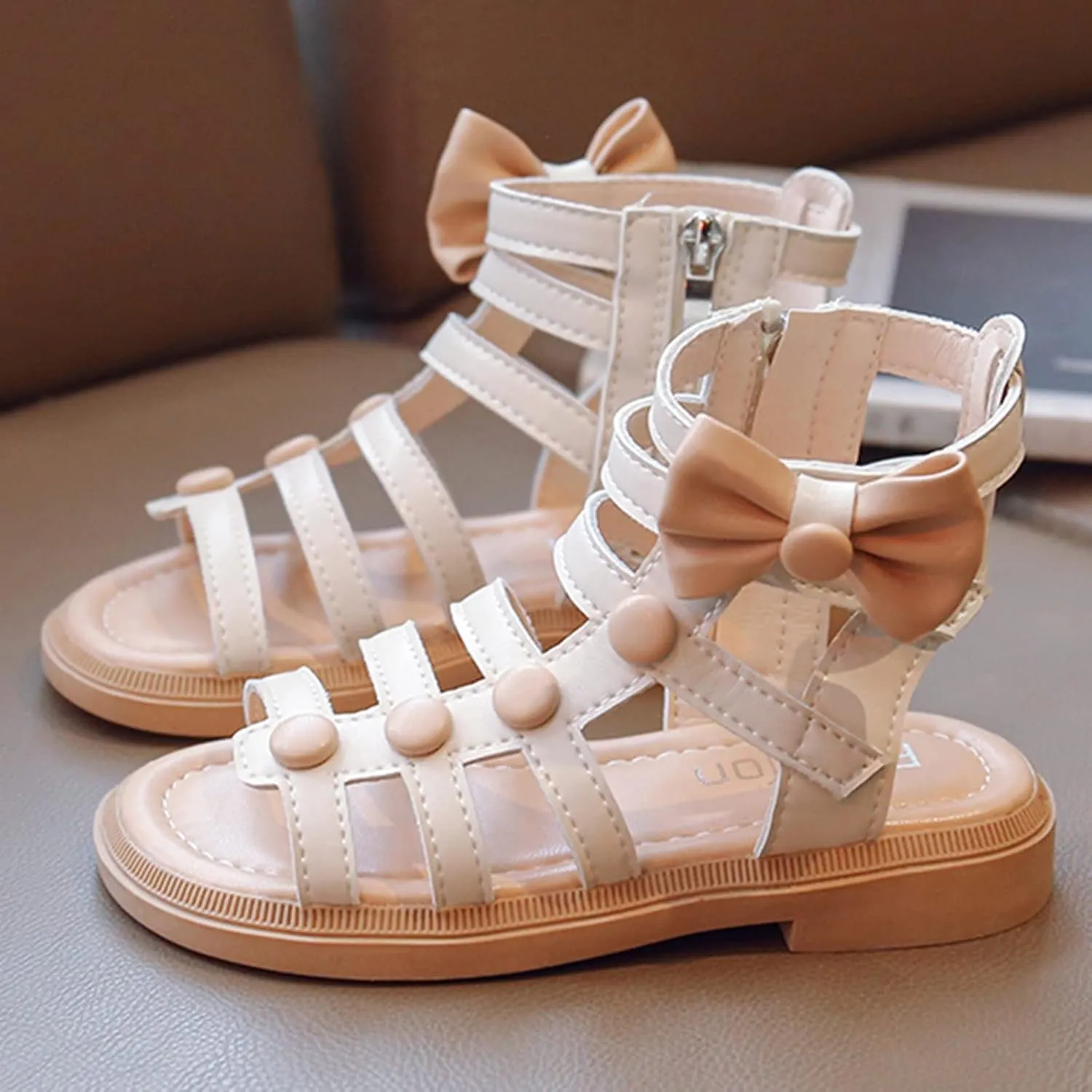 Big Girls Dress Shoes Flat Sandals Roman Sandals Big Children Summer Shoes Toddler Slippers