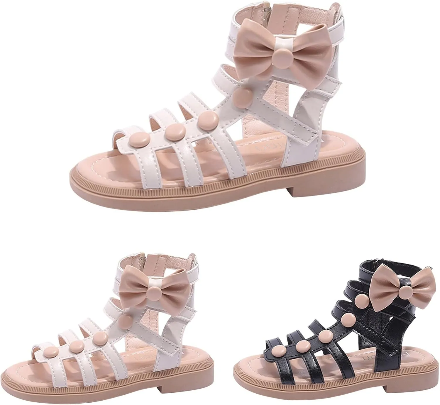 Big Girls Dress Shoes Flat Sandals Roman Sandals Big Children Summer Shoes Toddler Slippers