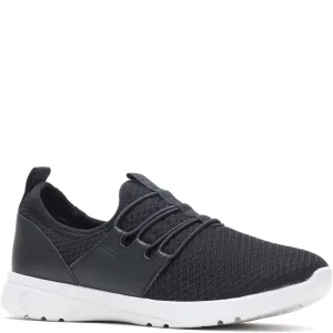 Black/White Recycled Good Shoe Bungee Trainers