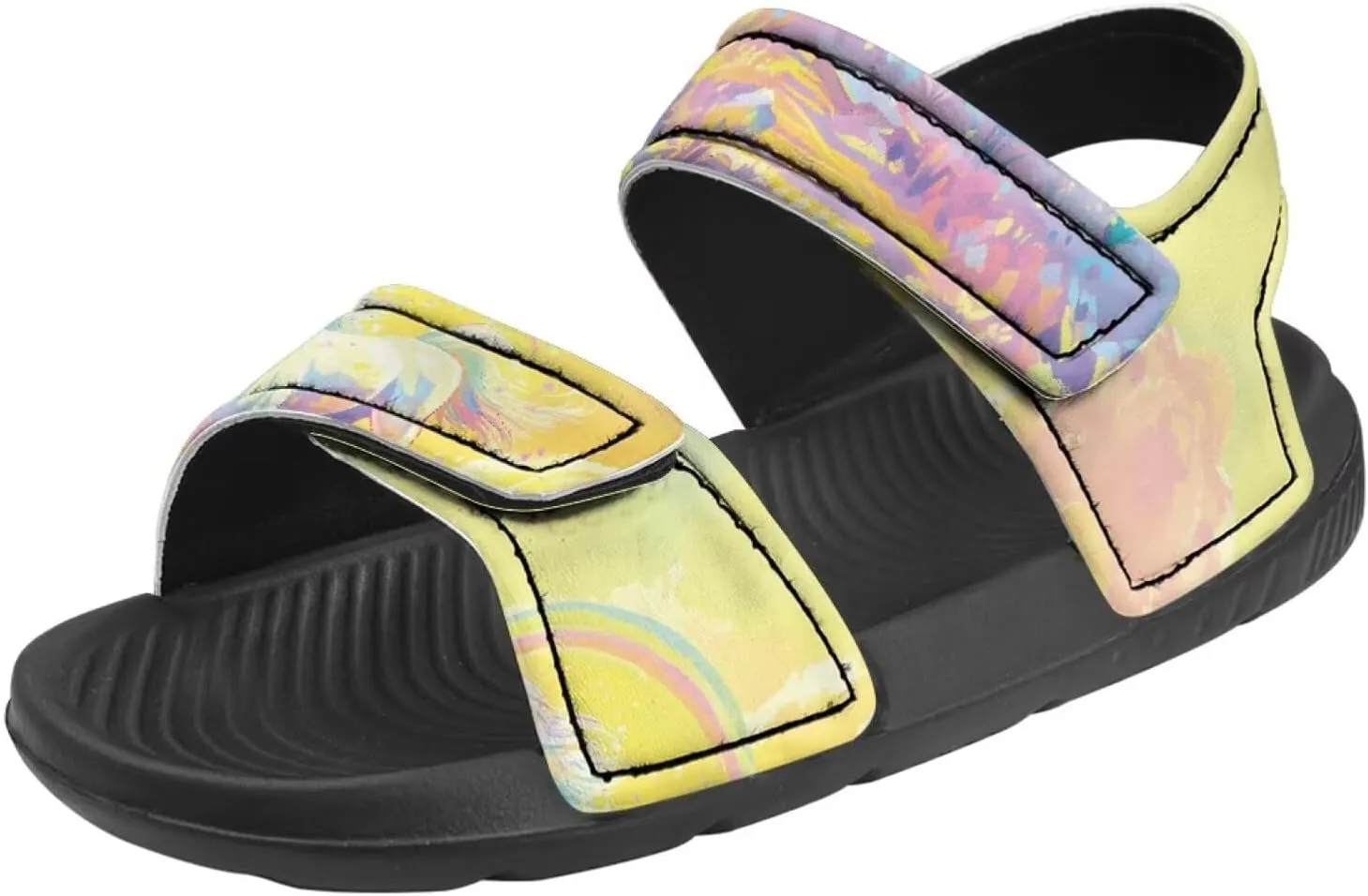Bling Bling Sandals for Kids Girls US 5 Fashion Summer Dress Shoes Princess Beach Water Shoes Adjustable Outdoor Sport Hiking Sandals