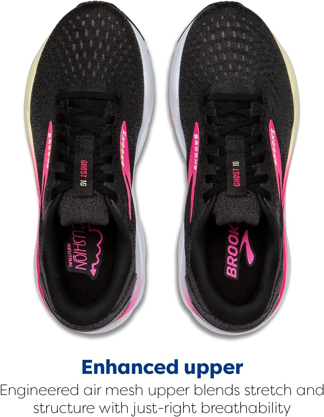 Brooks Womens Ghost 16 Neutral Running Shoe