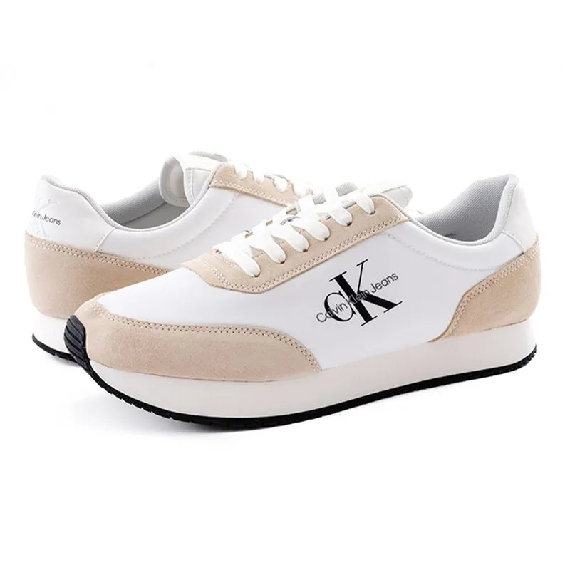 CALVIN KLEIN RETRO RUNNER LACE UP SNEAKER CKM44
