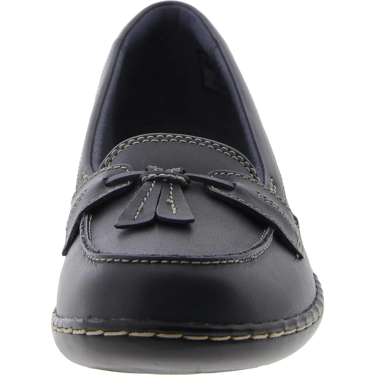Clarks Ashland Bubble Women's Leather Tasseled Slip On Casual Loafers