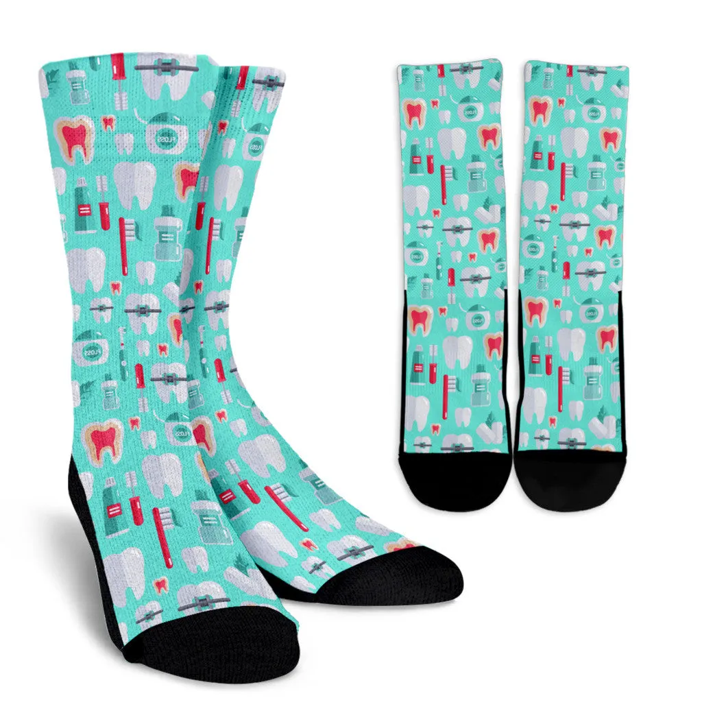 Dentist Pattern Socks