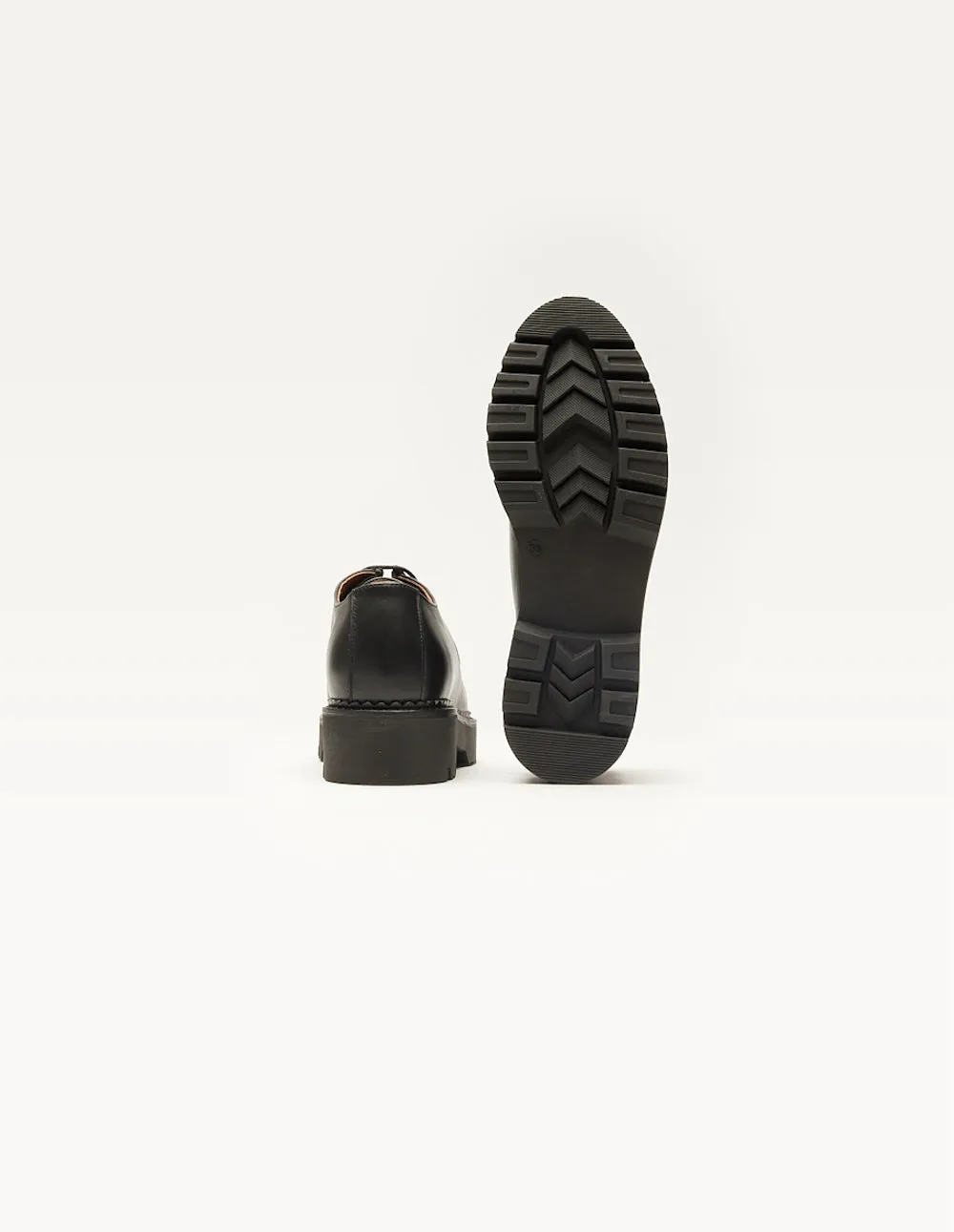 Derbies Deborah - Cuir noir