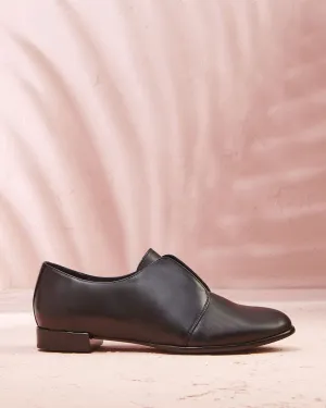 Derbies En Cuir De Veau Edorine - Noir