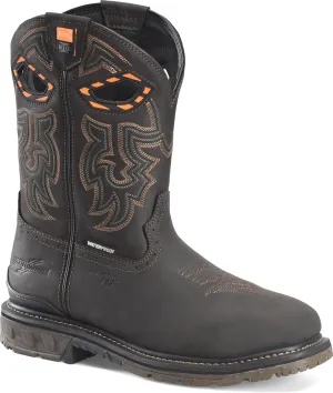 DOUBLE-H Men's Phantom Rider Bruner 11 Waterproof Metguard Wide Square Composite Toe Roper Boots