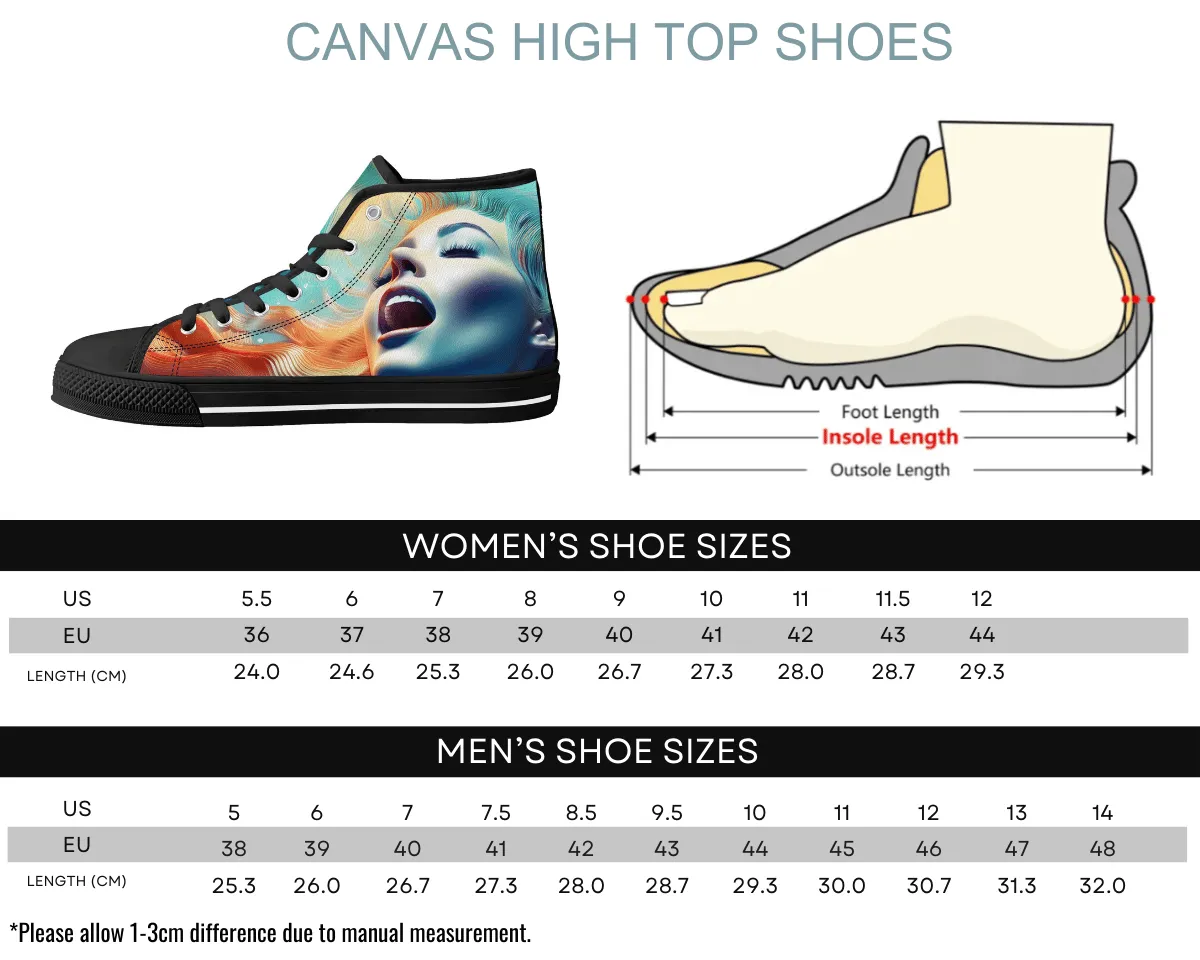 Ecstasy Portrait High Tops