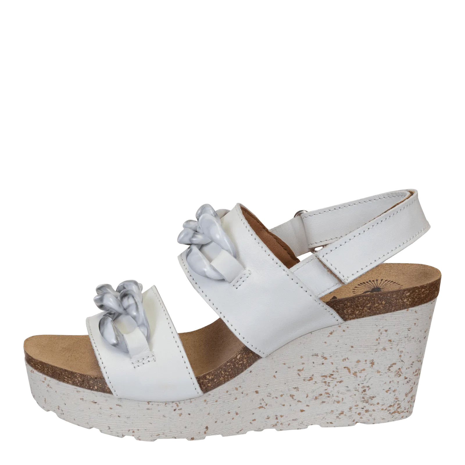 FAIR ISLE in CHAMOIS Wedge Sandals
