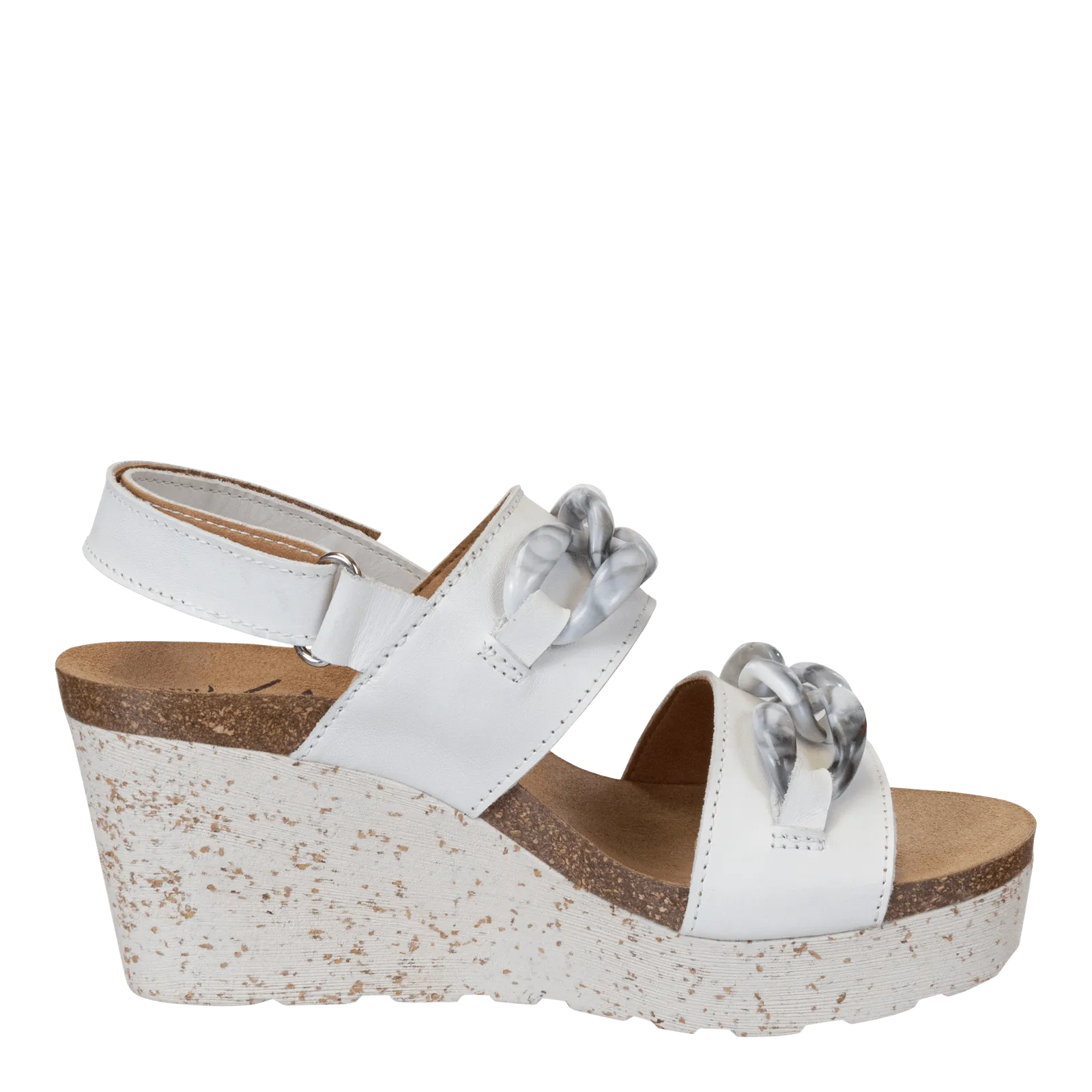 FAIR ISLE in CHAMOIS Wedge Sandals