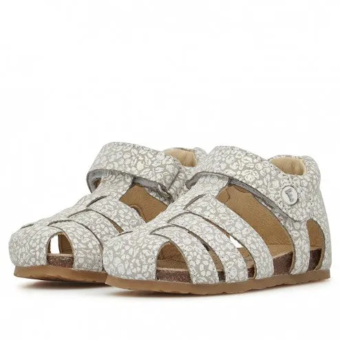 Falcotto Alby | Suede Lawn Beige Toddler Sandals