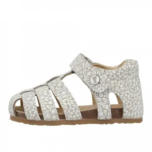 Falcotto Alby | Suede Lawn Beige Toddler Sandals