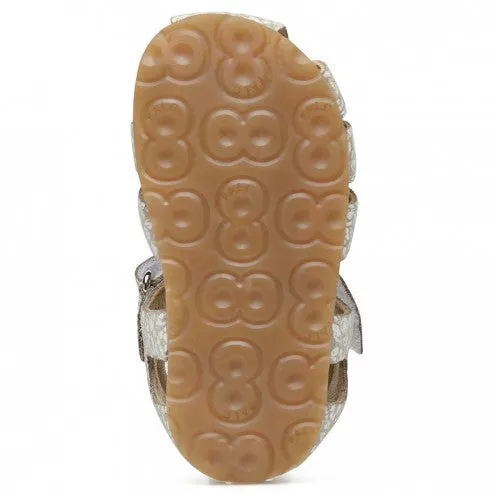 Falcotto Alby | Suede Lawn Beige Toddler Sandals
