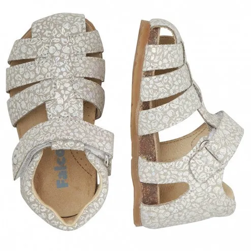 Falcotto Alby | Suede Lawn Beige Toddler Sandals