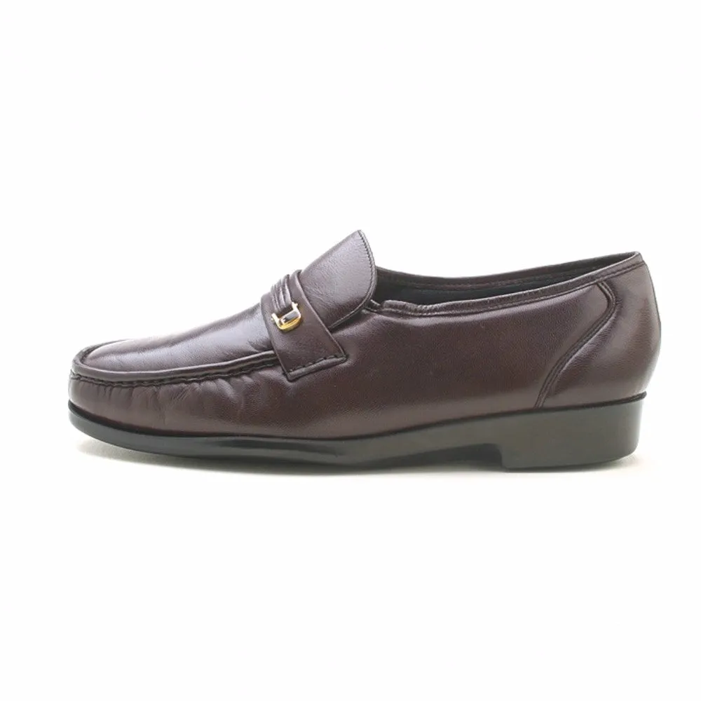 Florsheim Riva Burgundy Moc Toe Bit Loafer