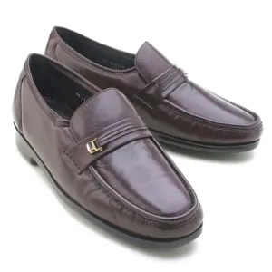 Florsheim Riva Burgundy Moc Toe Bit Loafer