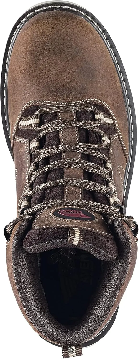 FSI FOOTWEAR SPECIALTIES INTERNATIONAL Men's 7606 Leather Wedge 6" Soft Toe Waterproof Puncture Resistant Eh Work Boots