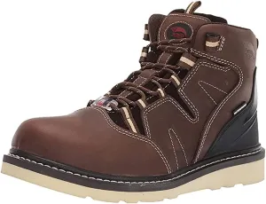 FSI FOOTWEAR SPECIALTIES INTERNATIONAL Men's 7606 Leather Wedge 6" Soft Toe Waterproof Puncture Resistant Eh Work Boots