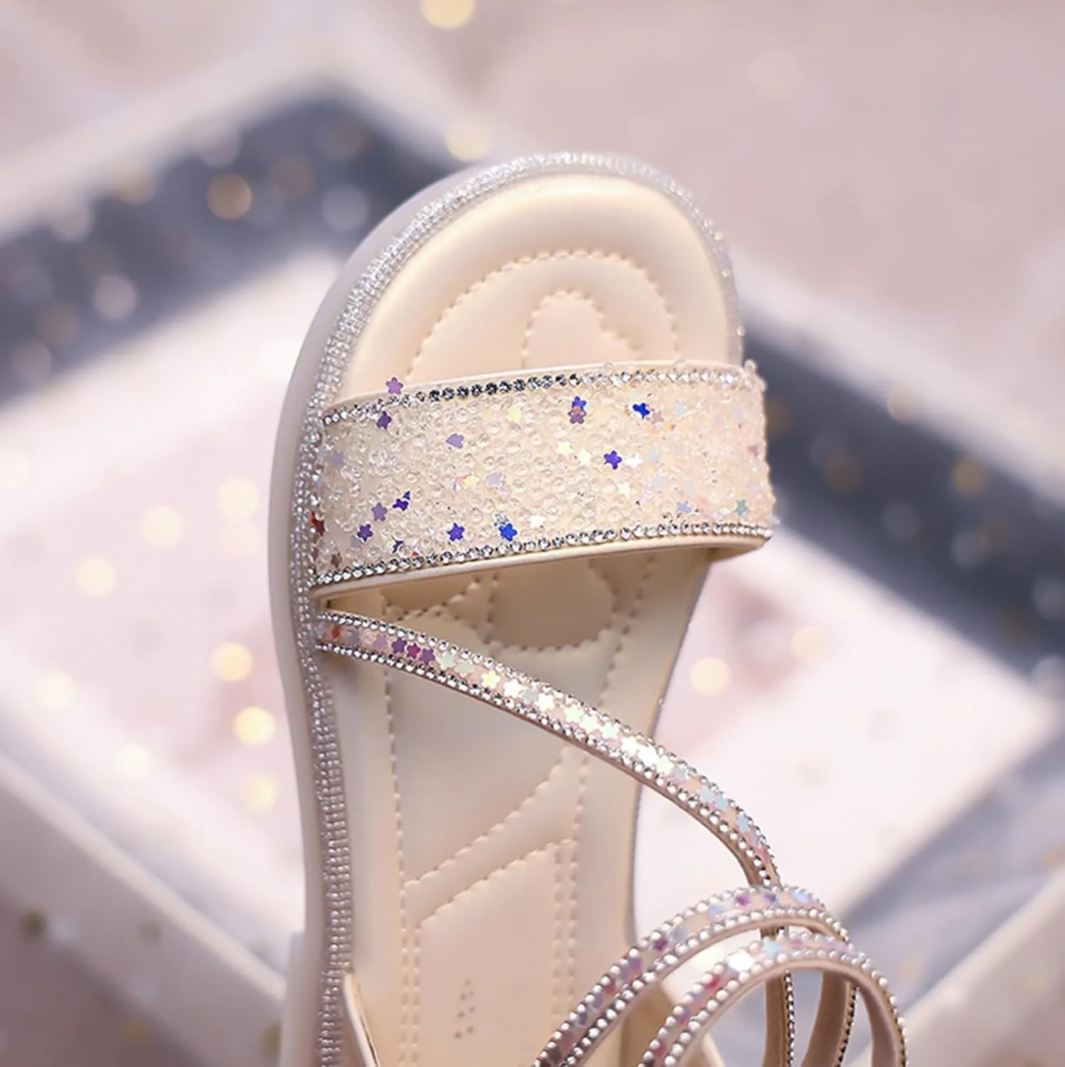 Girls Sandals Kids Casual Strap Flat Sandals Summer Open Toe Shoes Little Kid/Big Kid