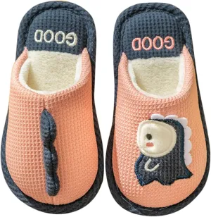 Glitter Moccasins Women Kids Shoes House Slippers Bedroom Slippers Dinosaur Cotton Toddler Girl Slippers Size 12