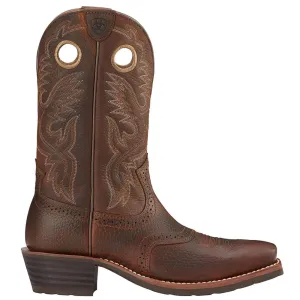 Heritage Roughstock Embroidered Square Toe Cowboy Boots