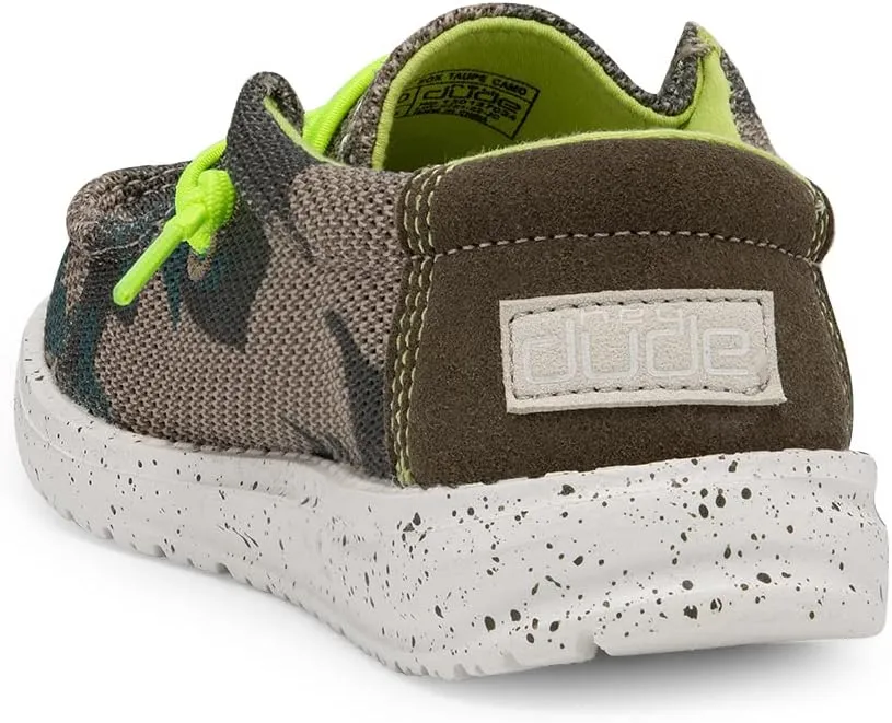 Hey Dude Boy's Wally Youth Multiple Colors | Boys Shoes | Boy's Lace Up Loafers | Comfortable & Light-Weight