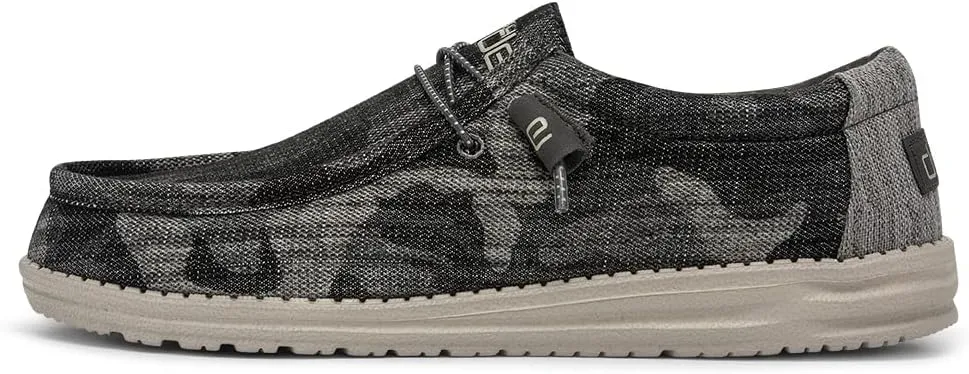 Hey Dude Men's All Wally Styles | Mens Shoes | Men's Lace Up Loafers | Comfortable & Light-Weight