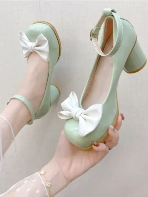 High Heels Women Mary Janes Lolita Shoes