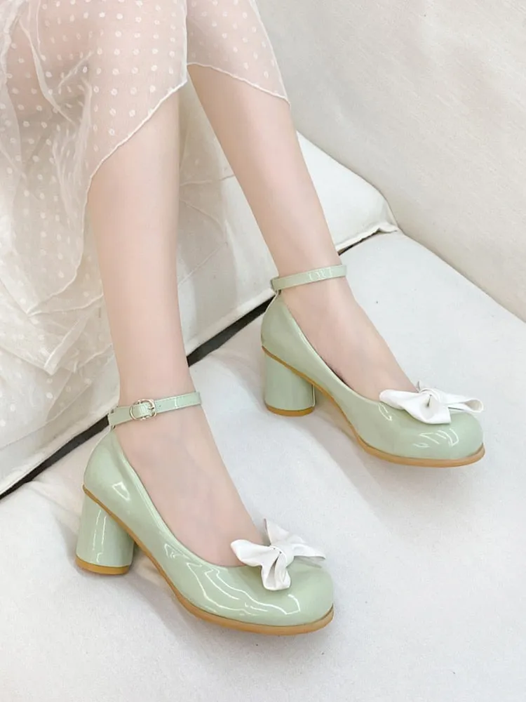 High Heels Women Mary Janes Lolita Shoes