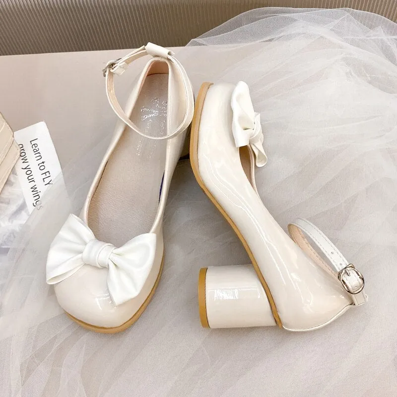 High Heels Women Mary Janes Lolita Shoes