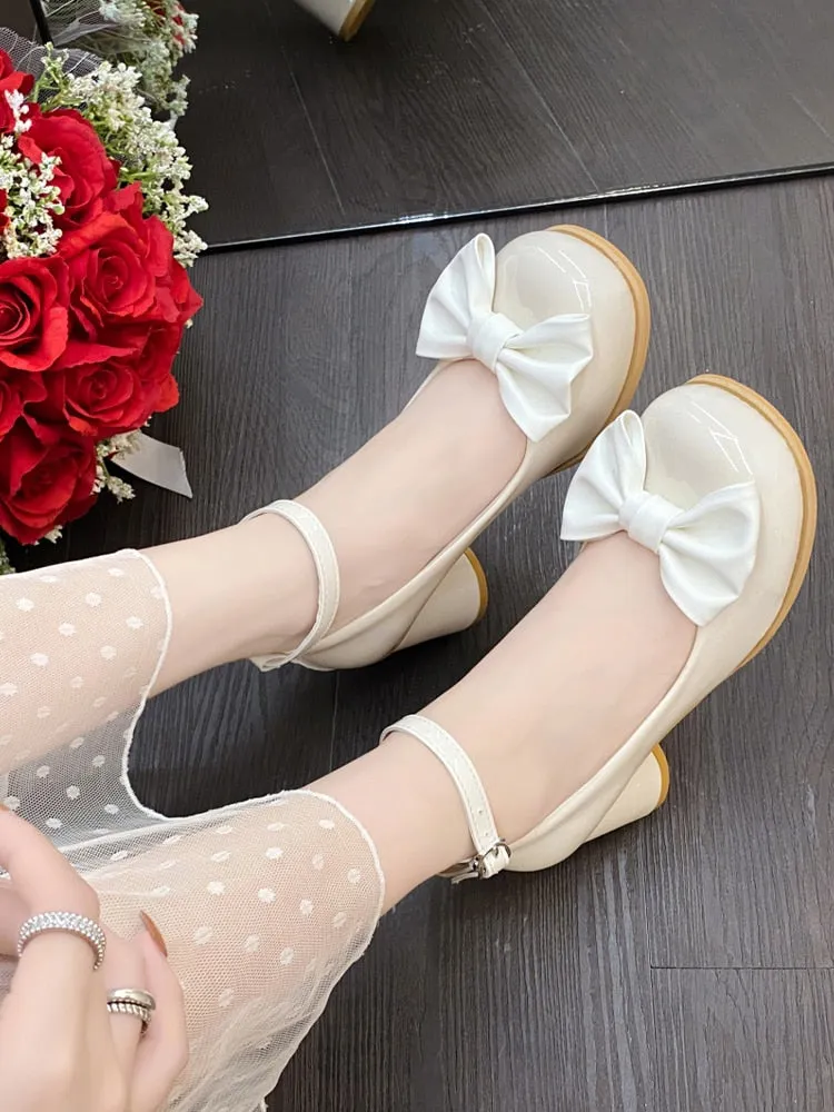 High Heels Women Mary Janes Lolita Shoes