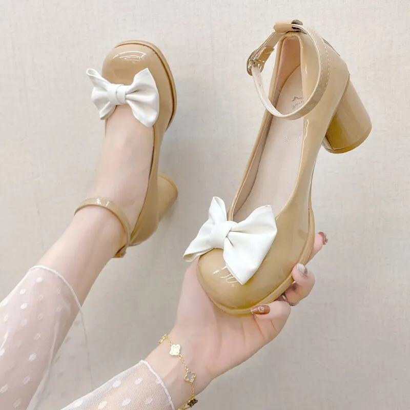 High Heels Women Mary Janes Lolita Shoes