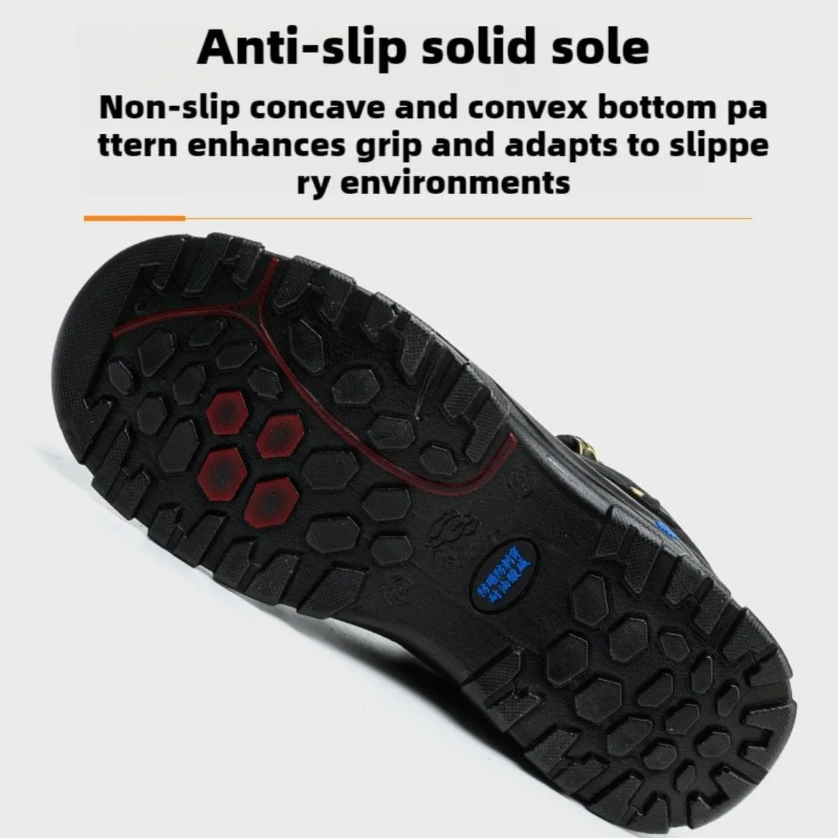 Inner fleece Construction Boots for Men Winter Work Hard Toe Steel Toe Construction Site Footwear for Anti-slip Pierce Proof Insulated Warm Thermal Waterproof Protective