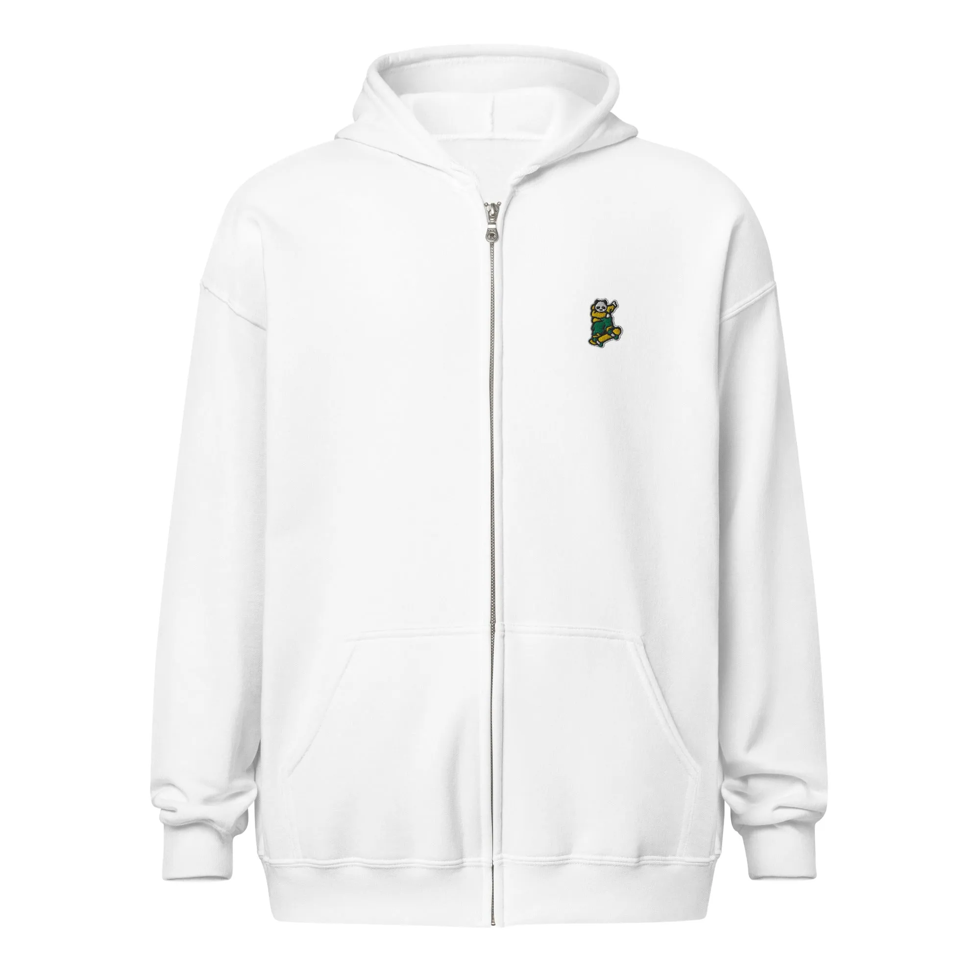 Johnny Xtreme (Skateboarding 2.0) Embroidered Zipped Unisex Hoodie