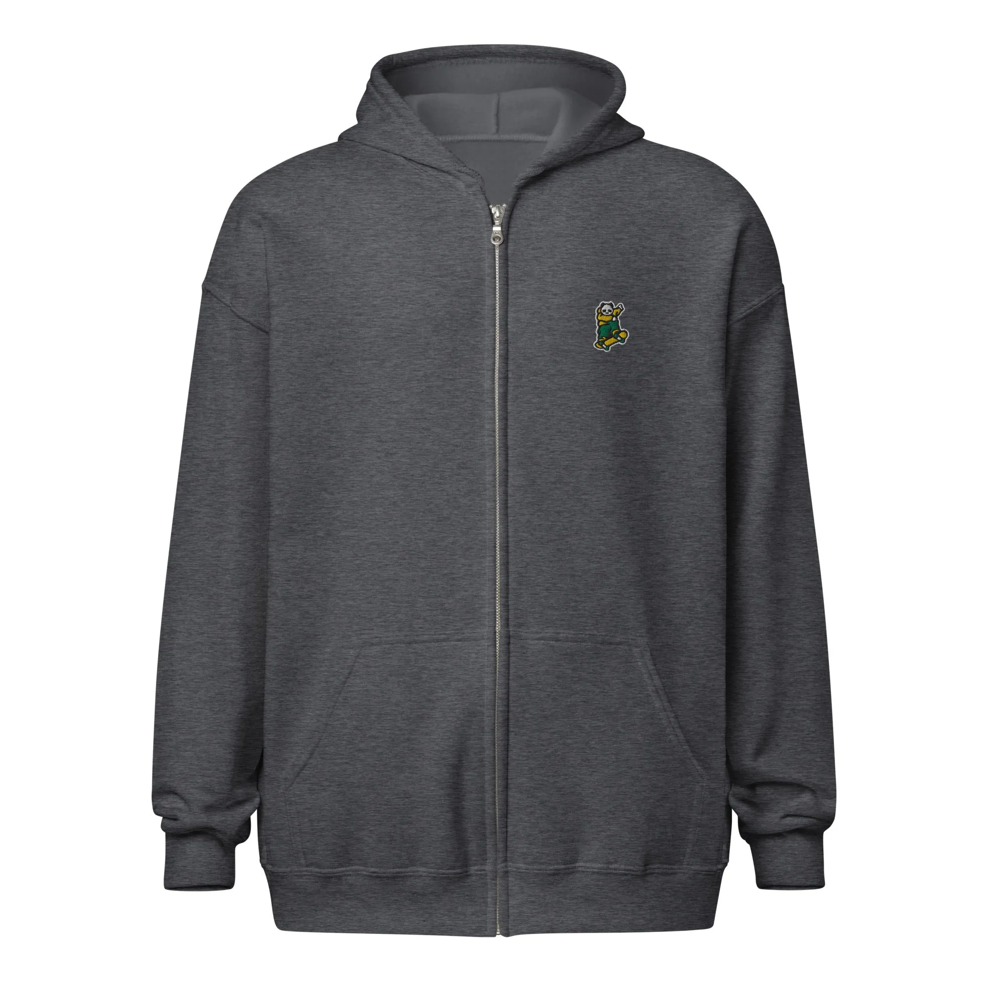 Johnny Xtreme (Skateboarding 2.0) Embroidered Zipped Unisex Hoodie