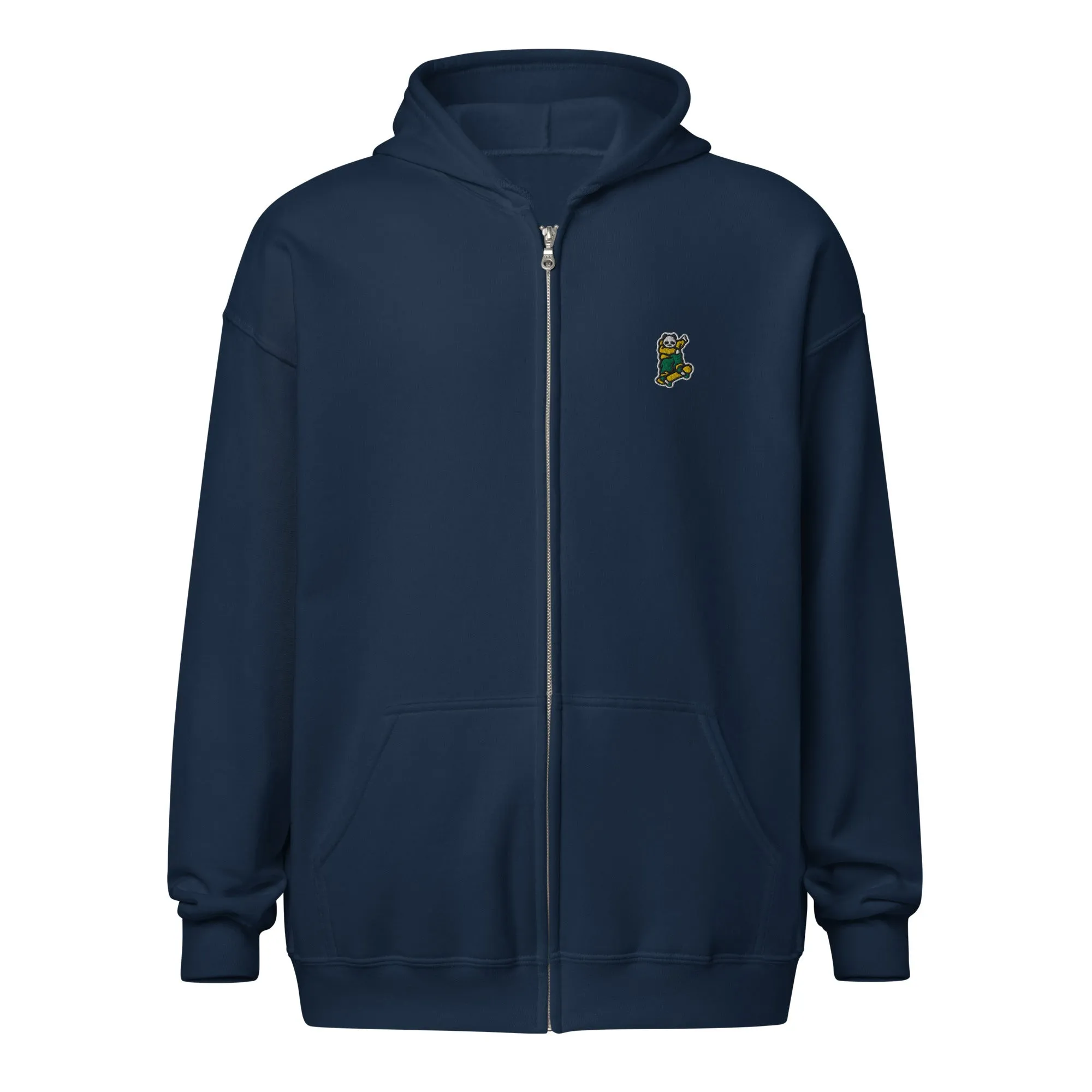 Johnny Xtreme (Skateboarding 2.0) Embroidered Zipped Unisex Hoodie