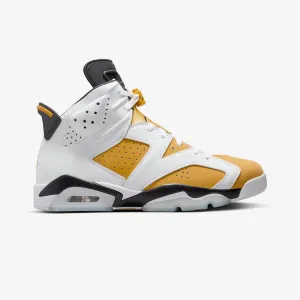 Jordan | AIR JORDAN 6 RETRO  { WHITE/YELLOW OCHRE-BLACK