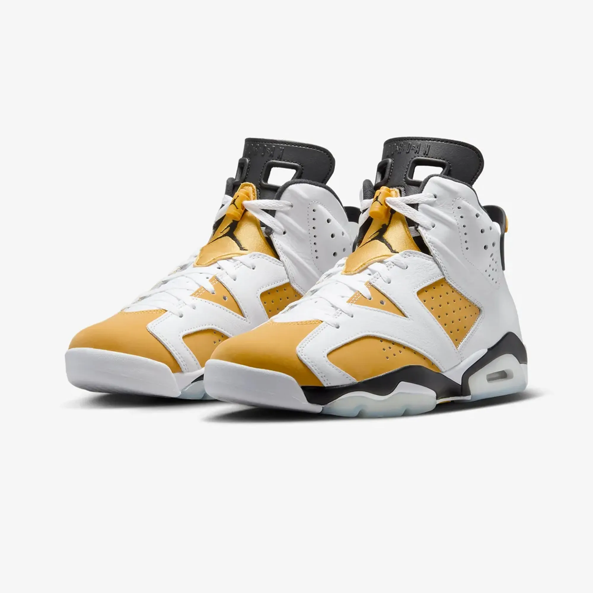 Jordan | AIR JORDAN 6 RETRO  { WHITE/YELLOW OCHRE-BLACK