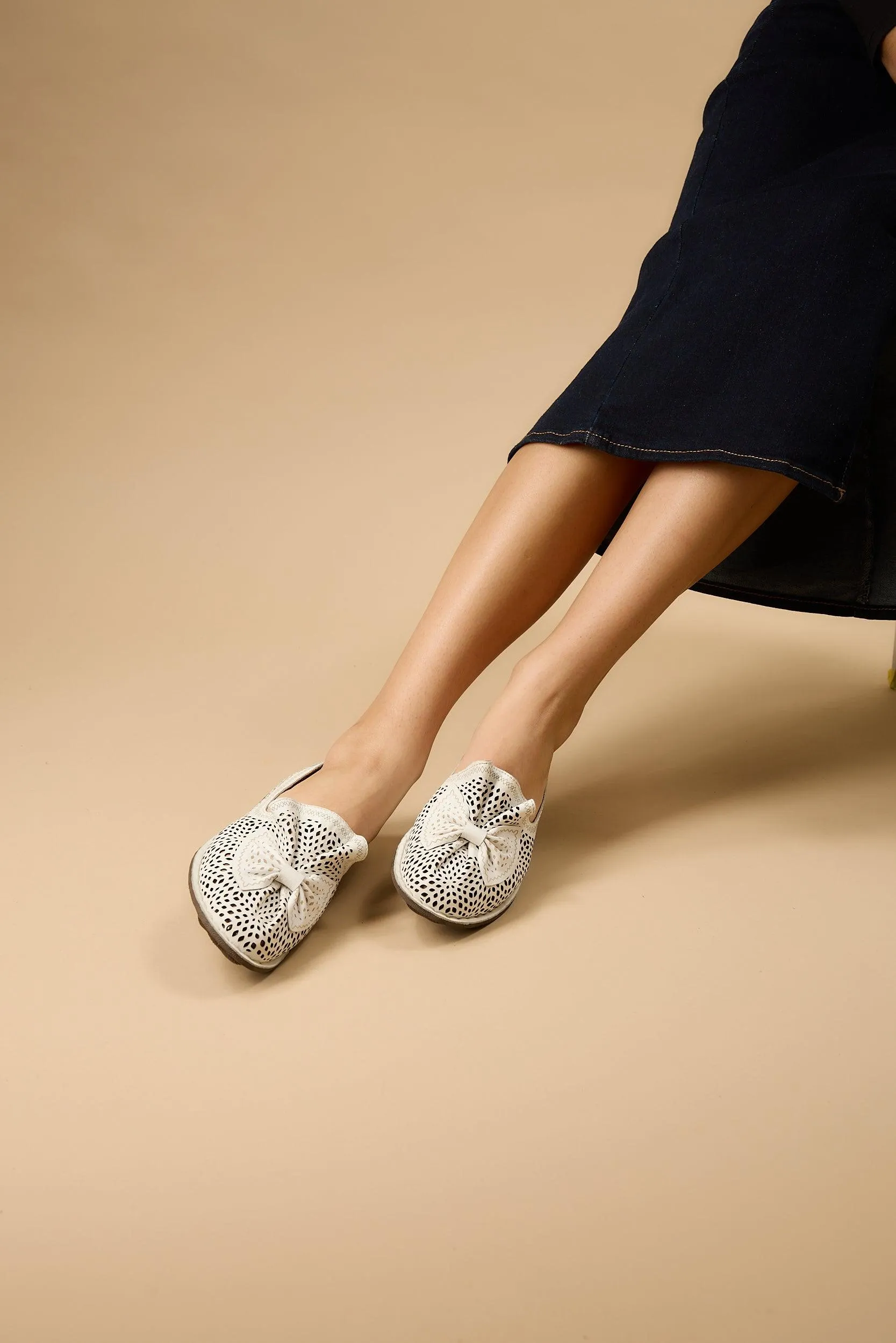 Kalf Leather White