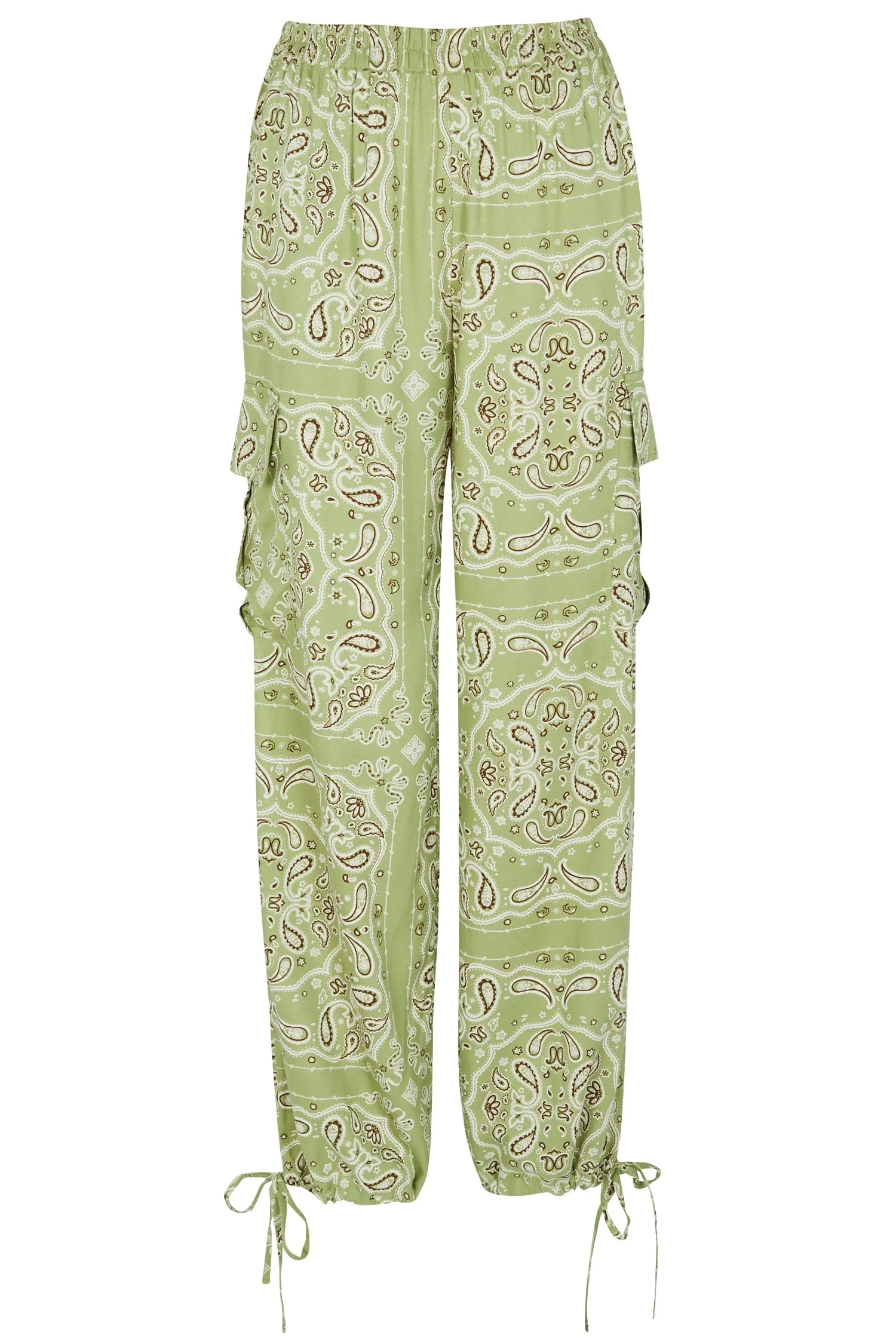 Khaki Bandana Cargo Trouser