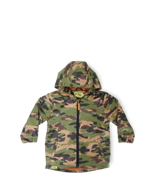 Kids' Camo Raincoat  Adventure-Ready Protection